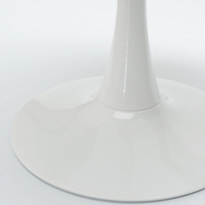  Tavolo Rotondo 90cm Bar Sala Da Pranzo Cucina Design Scandinavo Moderno Tulip Colore: Bianco
