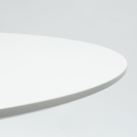  Tavolo Rotondo 90cm Bar Sala Da Pranzo Cucina Design Scandinavo Moderno Tulip Colore: Bianco