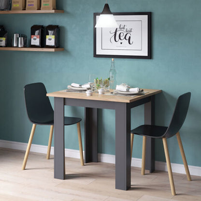  Tavolo Da Pranzo „Karlos 80cm Antracite/goldkraft Vicco