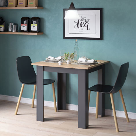  Tavolo Da Pranzo „Karlos 80cm Antracite/goldkraft Vicco