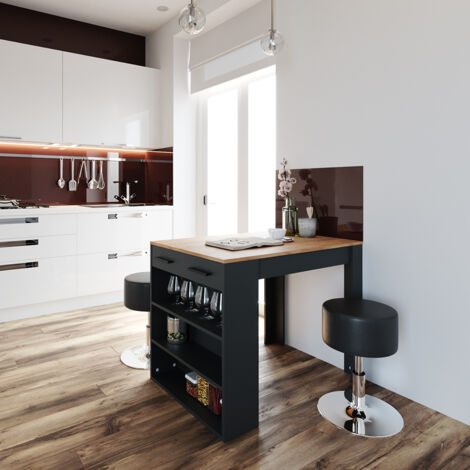  Tavolo Da Bar „Repose Antracite/Goldkraft Vicco