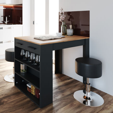  Tavolo Da Bar „Repose Antracite/Goldkraft Vicco