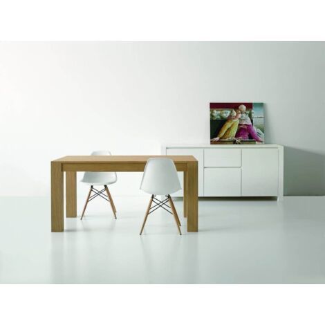  Credenza Abete Bianco Spazzolato 185x50x84 Per Interno Sala Da Pranzo Salotto Cucina Moderno Massello