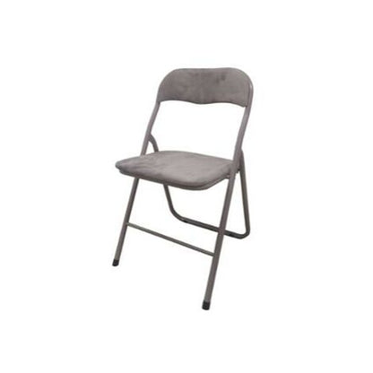 SEDIA PIEGHEVOLE POLO 44X45XH80CM 22MM SABBIA IN VELLUTO