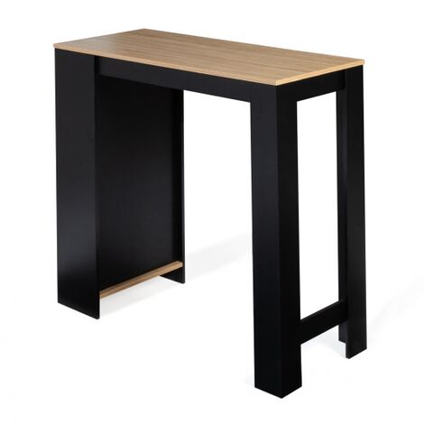  Tavolo Bar BARTH Da 2 A 4 Persone Piano In Legno Nero Di Faggio