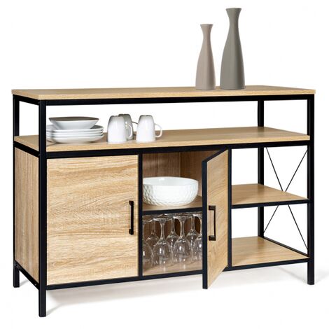  Credenza Bassa DETROIT A 2 Ante, Design Industriale