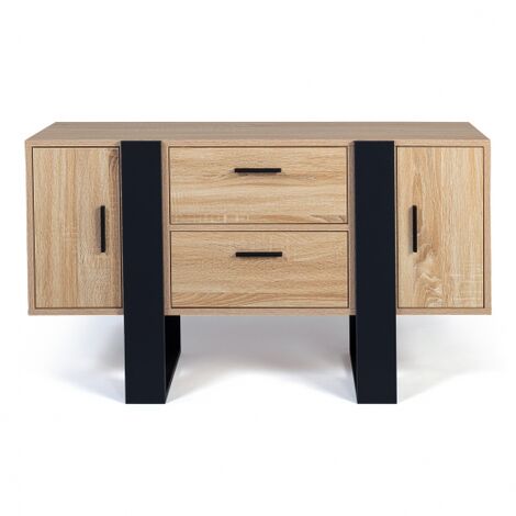  Credenza PHOENIX In Legno E Nero