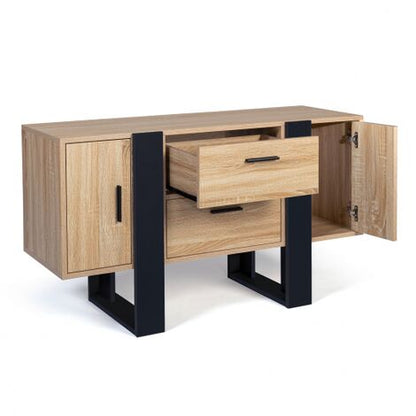  Credenza PHOENIX In Legno E Nero