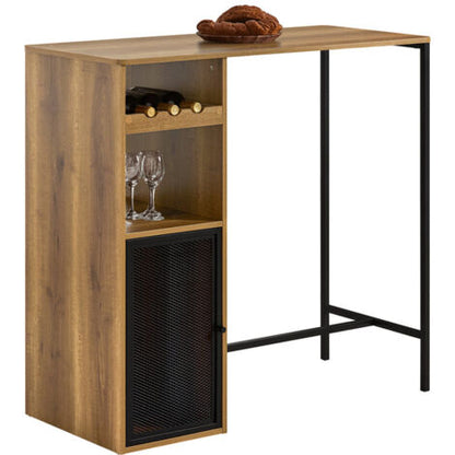  Bancone Bar Tavolo Da Pranzo Tavolo Da Balcone In Design Industriale, 110x50x105cm FWT97-PF SoBuy