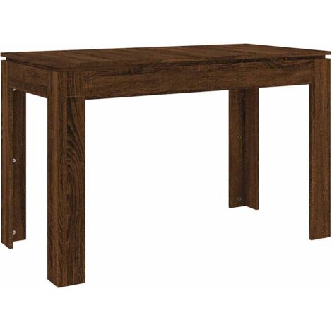  Tavolo Da Pranzo Rovere Marrone 120x60x76 Cm Legno Multistrato VidaXL