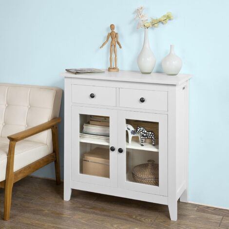  SoBuy Base Credenza,Mobile Ingresso,Armadietto Da Soggiorno,bianco, FSB05-W
