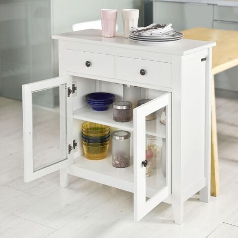  SoBuy Base Credenza,Mobile Ingresso,Armadietto Da Soggiorno,bianco, FSB05-W