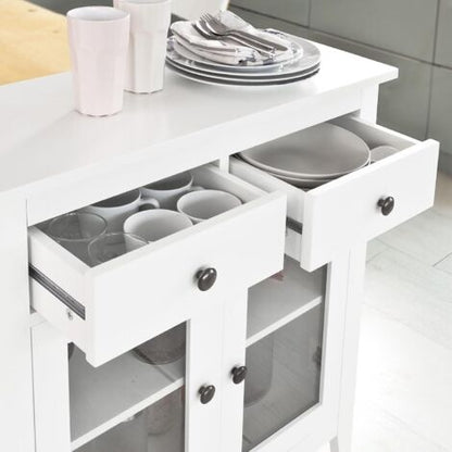  SoBuy Base Credenza,Mobile Ingresso,Armadietto Da Soggiorno,bianco, FSB05-W