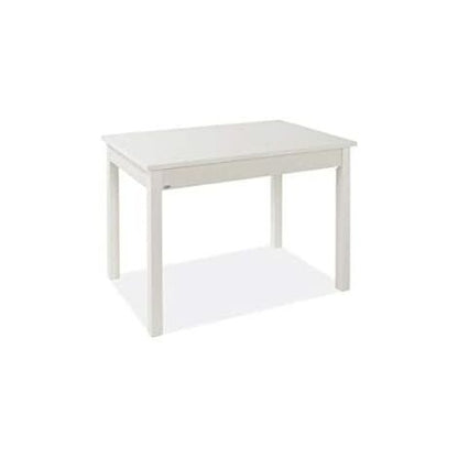  Tavolo Da Cucina 90x60 Allungabile A 120 Cm Colore Bianco Frassino