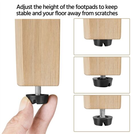  Yaheetech Set Di 2 Sedie Da Sala Da Pranzo Imbottite Sedia Da Cucina Con Alto Schienale Sedie Con Gambe In Legno Massello Stile Moderno In Tessuto Blu