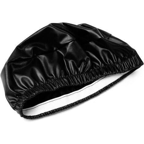  Fodera Per Sgabello In Pelle PU Elastica Rotonda Coprisedile Per Sgabello Da Bar Sintetico Fodera Per Sedia Da Pranzo - Nero