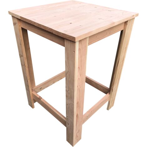  Wood4you - Tavolo Bar Finn Douglas 100x100 Cm