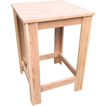  Wood4you - Tavolo Bar Finn Douglas 100x100 Cm