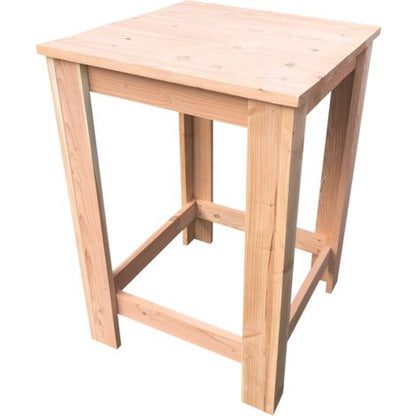  Wood4you - Tavolo Bar Finn Douglas 100x100 Cm