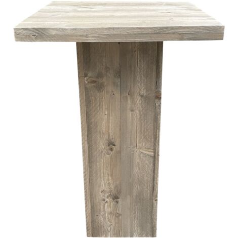  Wood4you - Gamba Della Colonna Del Tavolo Da Bar Impalcatura In Legno 90x90cm