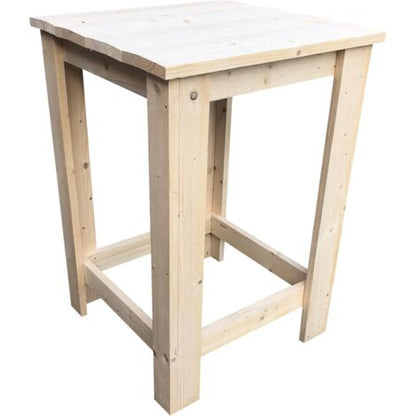  Wood4you - Tavolo Da Bar Tavolo Da Bar Finn - Nuovo Legno Per Ponteggi - 74Lx110Hx74P Cm