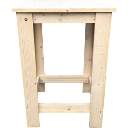  Wood4you - Tavolo Da Bar Tavolo Da Bar Finn - Nuovo Legno Per Ponteggi - 74Lx110Hx74P Cm