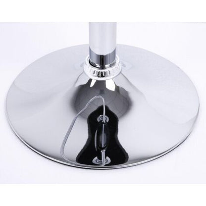  WOLTU 1 Pz Sgabello Da Bar Sedia Cucina Imbottita Girevole In Metallo E Ecopelle Arancione+Bianco
