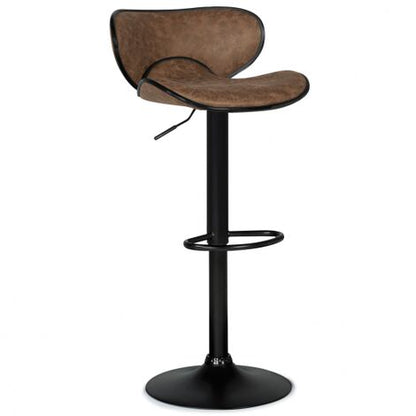  Set Di 2 Sgabelli Da Bar SAM Vintage Marrone