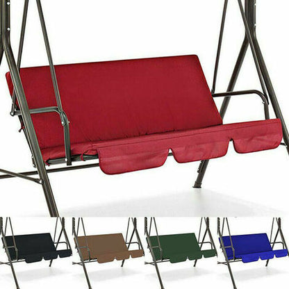  Copertura Per Sedia A Dondolo Cuscino Pieghevole Impermeabile Patio Giardino Cortile Sedile Esterno Di Ricambio (grigio)