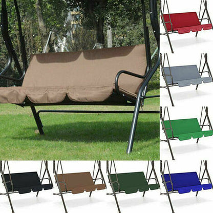  Copertura Per Sedia A Dondolo Cuscino Pieghevole Impermeabile Patio Giardino Cortile Sedile Esterno Di Ricambio (grigio)