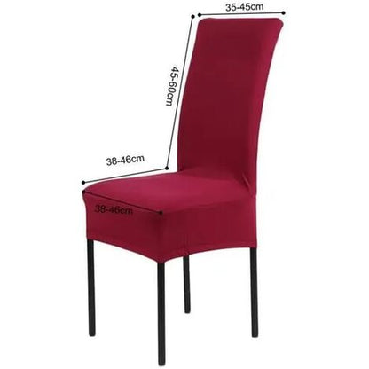 None Coprisedie Con Schienale 6 Pezzi Universali Lavabile Estraibile Coprisedile (6 Pezzi Rosso)