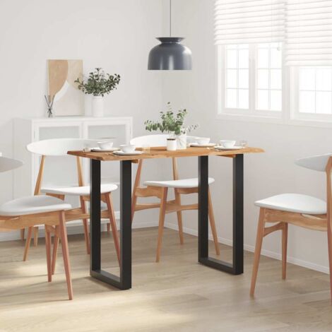  Tavolo Da Pranzo 110x50x76 Cm Legno Massello Di Acacia VidaXL