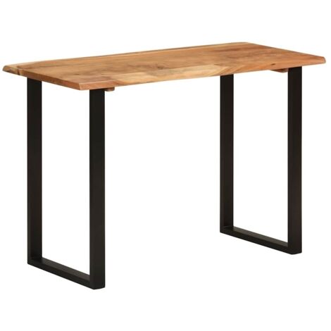  Tavolo Da Pranzo 110x50x76 Cm Legno Massello Di Acacia VidaXL
