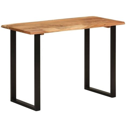  Tavolo Da Pranzo 110x50x76 Cm Legno Massello Di Acacia VidaXL