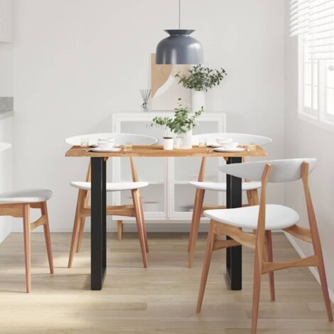  Tavolo Da Pranzo 110x50x76 Cm Legno Massello Di Acacia VidaXL
