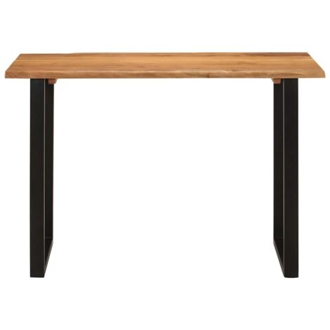  Tavolo Da Pranzo 110x50x76 Cm Legno Massello Di Acacia VidaXL