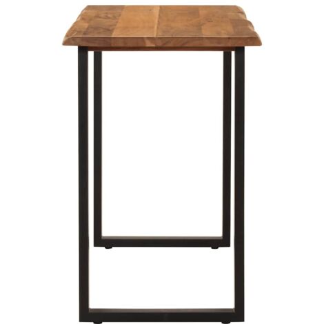  Tavolo Da Pranzo 110x50x76 Cm Legno Massello Di Acacia VidaXL