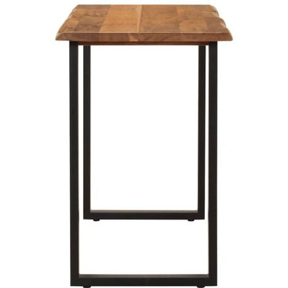  Tavolo Da Pranzo 110x50x76 Cm Legno Massello Di Acacia VidaXL