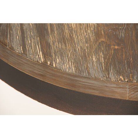 Nova Tavolino Da Bar Con Piano Rotondo Ø 50 Cm Bronze Design Esclusivo Vintage