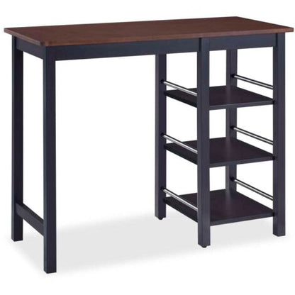  Set Da Bar 3 Pz In MDF Nero VidaXL