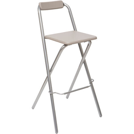  Sedia Da Bar Pieghevole Louna Color Tortora - 5 Five Simply Smart