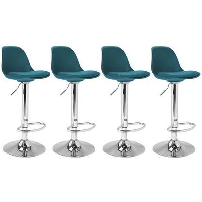  Set Di 4 Sgabelli Da Bar KARL Design Blu Anatra