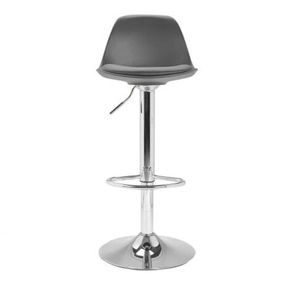  Set Di 4 Sgabelli Da Bar KARL Grigio Scuro, Blu Anatra, Bianco E Nero