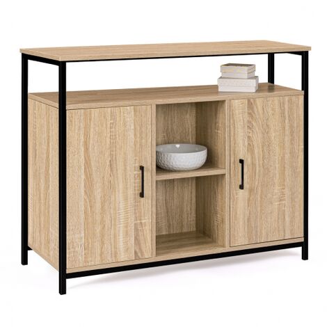  Credenza A 2 Ante Con Ripiano Dal Design Industriale DETROIT