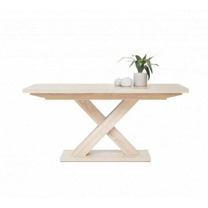  Tavolo Allungabile Con Gambe Incrociate Rovere Avant