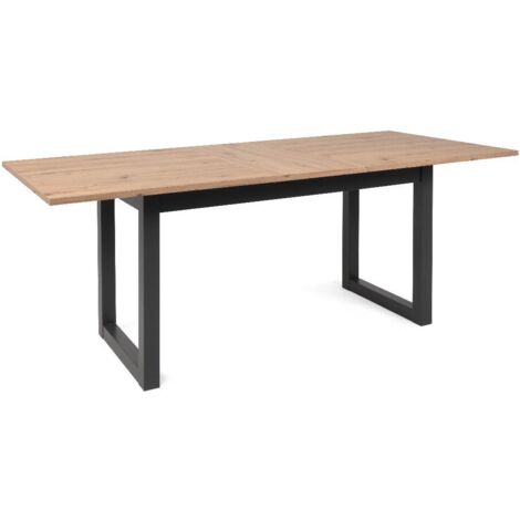  Tavolo Allungabile 160X90X75H QUERCIA ANTRACITE DENVER 50