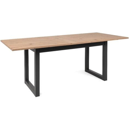  Tavolo Allungabile 160X90X75H QUERCIA ANTRACITE DENVER 50