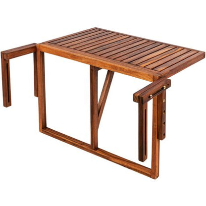  PrixPrime - Autentico Tavolo Con Ripiano Pieghevole In Legno Di Teak 60x40 Cm