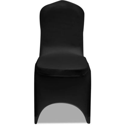 VIDAXL Fodere Elastiche Per Sedie 4 Pz Nere