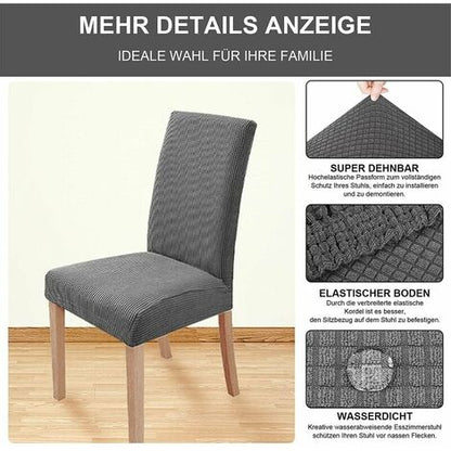  Fodere Per Sedie Da Pezzo Coprisedie Da Pranzo Elasticizzate Protezioni Per Sedie Moderne Rimovibili Lavabili Per Banchetti Per Ufficio Decorazione Per Feste Di Nozze